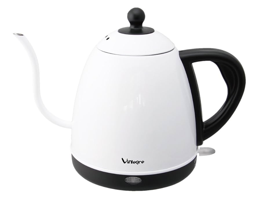 Amazon | ビアレグレ (ViAlegre) 電気ケトル 0.8L ホワイト VD